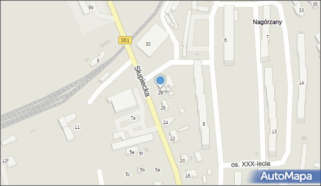 Nowa Ruda, Słupiecka, 28, mapa Nowa Ruda