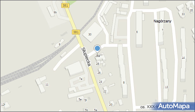 Nowa Ruda, Słupiecka, 28a, mapa Nowa Ruda