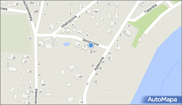 Nowe Miasto, Słoneczna, 8, mapa Nowe Miasto