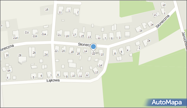 Nowe Miasto nad Wartą, Słoneczna, 12, mapa Nowe Miasto nad Wartą