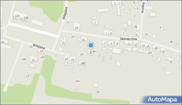 Nowe Warpno, Słoneczna, 2C, mapa Nowe Warpno