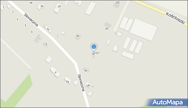 Nowogard, Słoneczna, 9c, mapa Nowogard