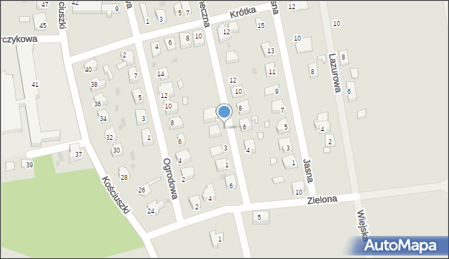 Nowogród Bobrzański, Słoneczna, 5, mapa Nowogród Bobrzański