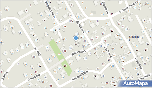 Nowy Dwór Mazowiecki, Słoneczna, 23, mapa Nowy Dwór Mazowiecki