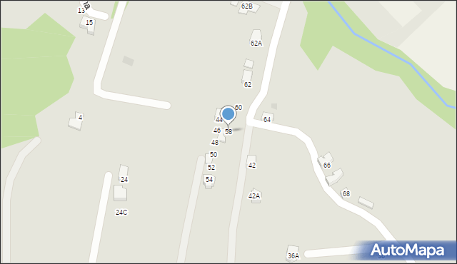 Nowy Wiśnicz, Słoneczna, 58, mapa Nowy Wiśnicz