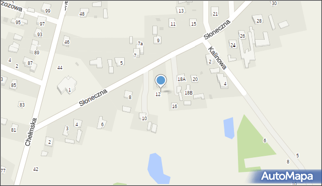 Okszów-Kolonia, Słoneczna, 14, mapa Okszów-Kolonia