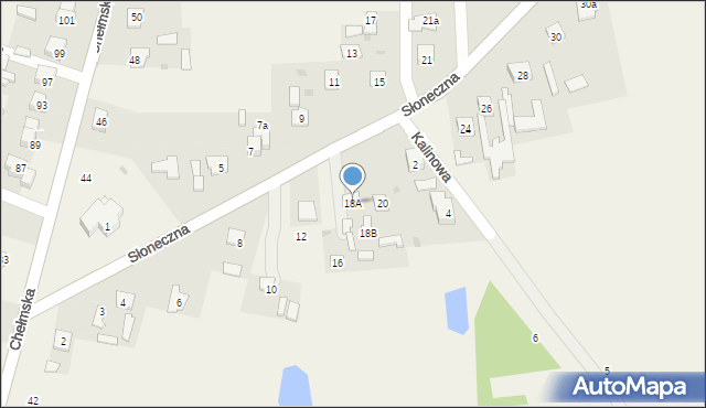 Okszów-Kolonia, Słoneczna, 18A, mapa Okszów-Kolonia