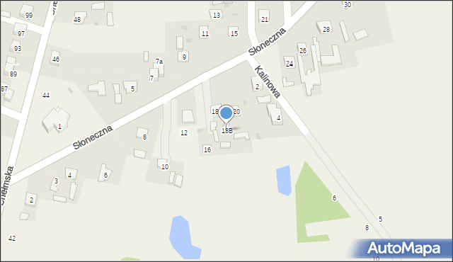 Okszów-Kolonia, Słoneczna, 18B, mapa Okszów-Kolonia