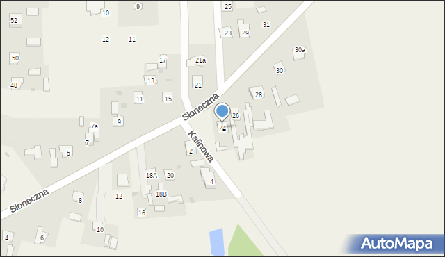 Okszów-Kolonia, Słoneczna, 24, mapa Okszów-Kolonia