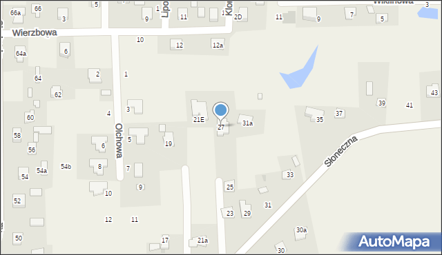 Okszów-Kolonia, Słoneczna, 27, mapa Okszów-Kolonia