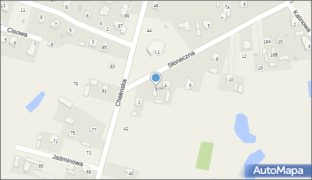 Okszów-Kolonia, Słoneczna, 3, mapa Okszów-Kolonia