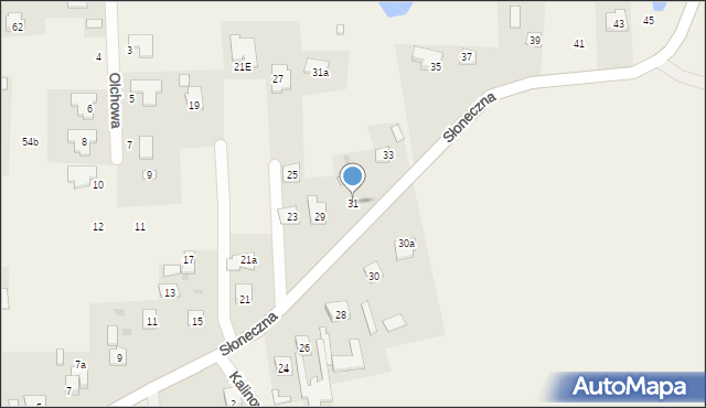 Okszów-Kolonia, Słoneczna, 31, mapa Okszów-Kolonia