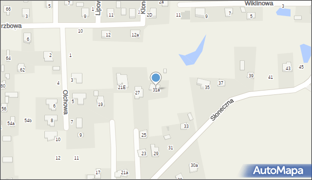 Okszów-Kolonia, Słoneczna, 31a, mapa Okszów-Kolonia