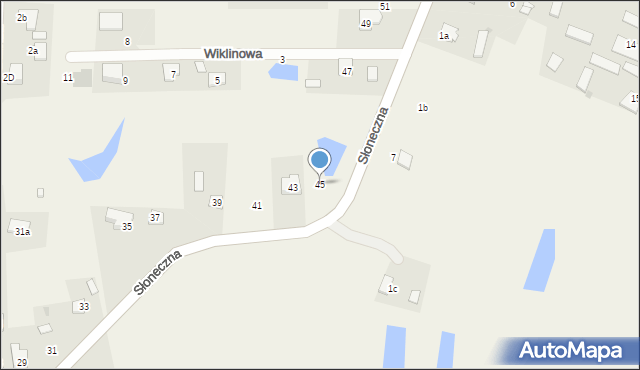 Okszów-Kolonia, Słoneczna, 45, mapa Okszów-Kolonia