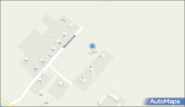 Ołdrzychowice Kłodzkie, Słoneczna, 7, mapa Ołdrzychowice Kłodzkie