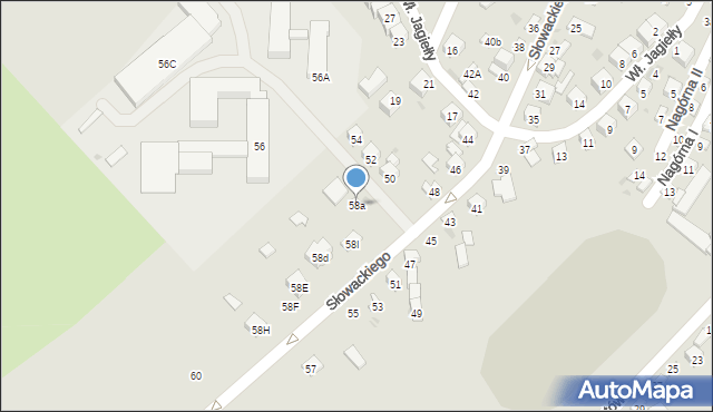 Opatów, Słowackiego Juliusza, 58a, mapa Opatów