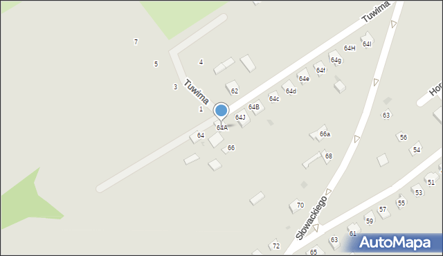 Opatów, Słowackiego Juliusza, 64A, mapa Opatów
