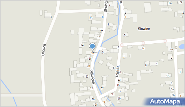 Opole, Sławicka, 16, mapa Opola