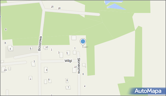 Ostrówek, Słoneczna, 8, mapa Ostrówek