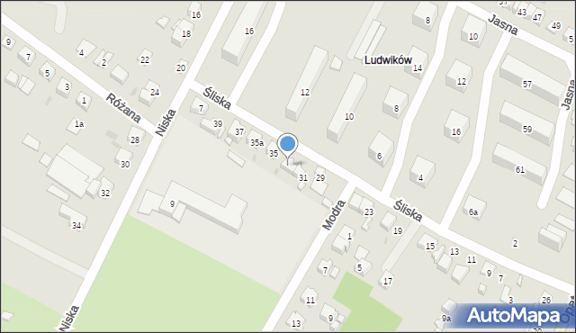 Ostrowiec Świętokrzyski, Śliska, 33, mapa Ostrowiec Świętokrzyski