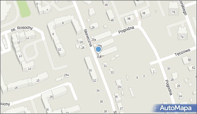 Ostrowiec Świętokrzyski, Słoneczna, 31B, mapa Ostrowiec Świętokrzyski
