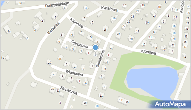 Paczków, Słoneczna, 2, mapa Paczków
