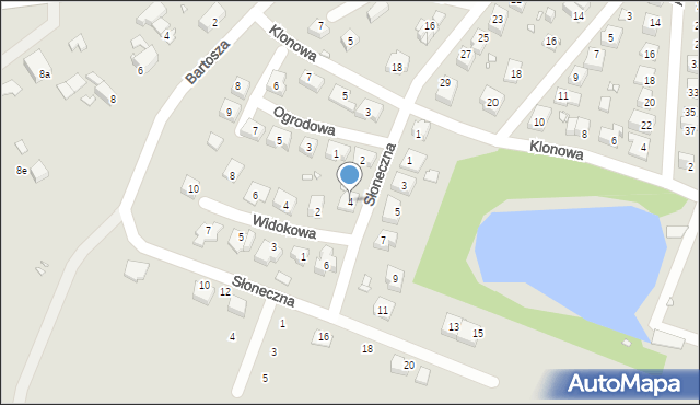 Paczków, Słoneczna, 4, mapa Paczków