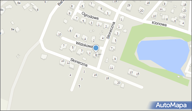 Paczków, Słoneczna, 6, mapa Paczków