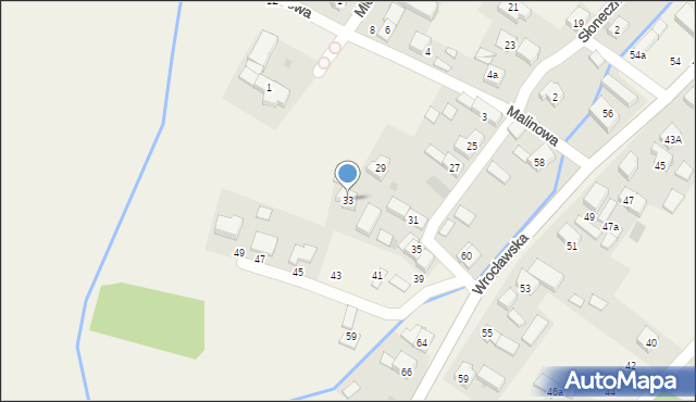 Pasikurowice, Słoneczna, 33, mapa Pasikurowice