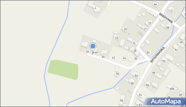 Pasikurowice, Słoneczna, 47, mapa Pasikurowice