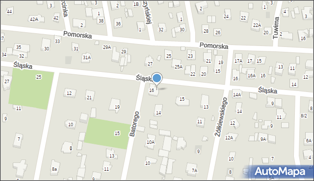 Piaseczno, Śląska, 17, mapa Piaseczno