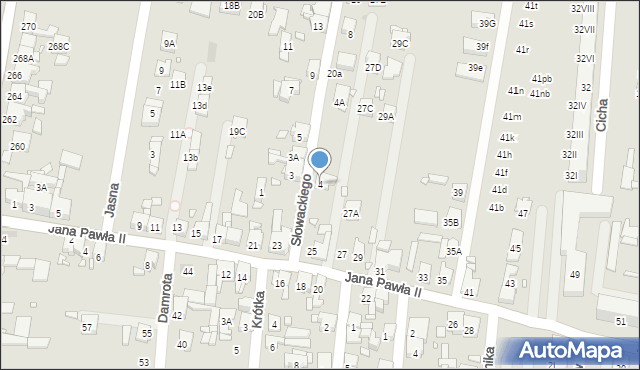 Piekary Śląskie, Słowackiego Juliusza, 4, mapa Piekary Śląskie