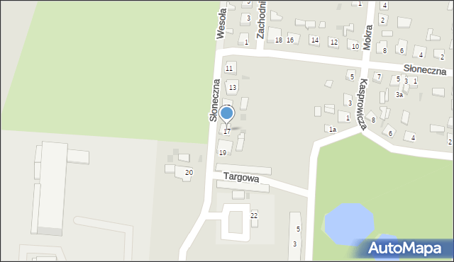 Piotrków Kujawski, Słoneczna, 17, mapa Piotrków Kujawski