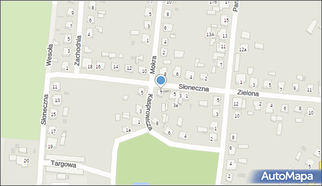 Piotrków Kujawski, Słoneczna, 7, mapa Piotrków Kujawski