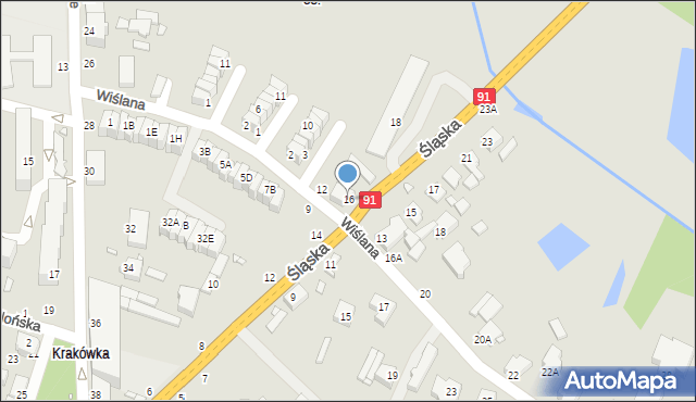 Piotrków Trybunalski, Śląska, 16, mapa Piotrków Trybunalski