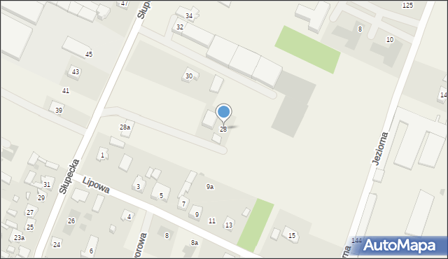 Piotrowice, Słupecka, 28, mapa Piotrowice