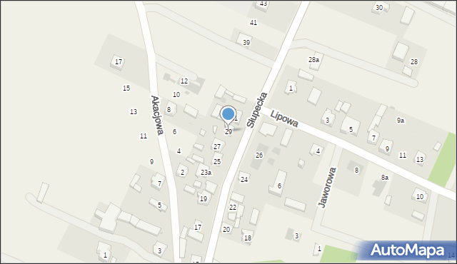 Piotrowice, Słupecka, 29, mapa Piotrowice