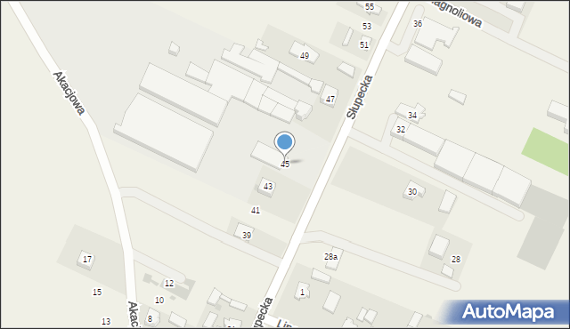 Piotrowice, Słupecka, 45, mapa Piotrowice