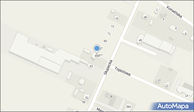 Piotrowice, Słupecka, 65, mapa Piotrowice