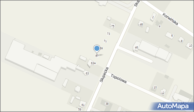 Piotrowice, Słupecka, 67, mapa Piotrowice