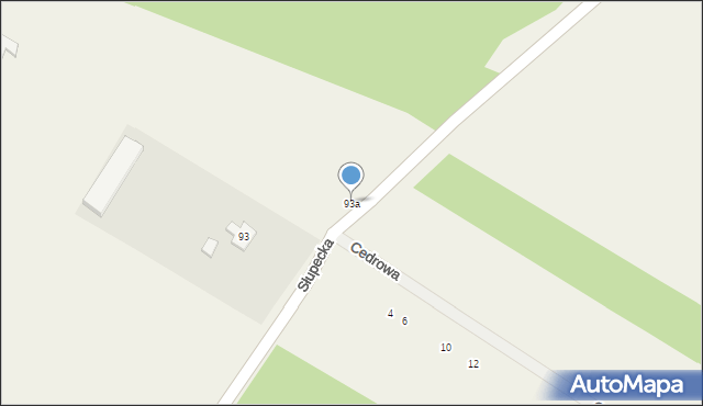 Piotrowice, Słupecka, 93a, mapa Piotrowice