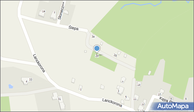 Pisarzowice, Słoneczna, 2d, mapa Pisarzowice