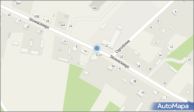 Piski, Słowackiego Juliusza, 7, mapa Piski