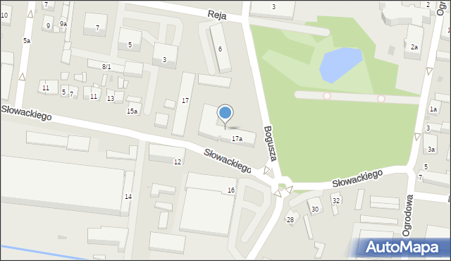 Pleszew, Słowackiego Juliusza, 19, mapa Pleszew