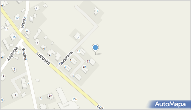 Płoty, Słoneczna, 16, mapa Płoty