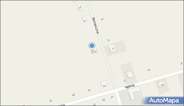 Podgórze, Słoneczna, 5, mapa Podgórze