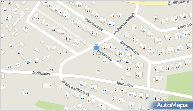 Połaniec, Słowackiego Juliusza, 4, mapa Połaniec