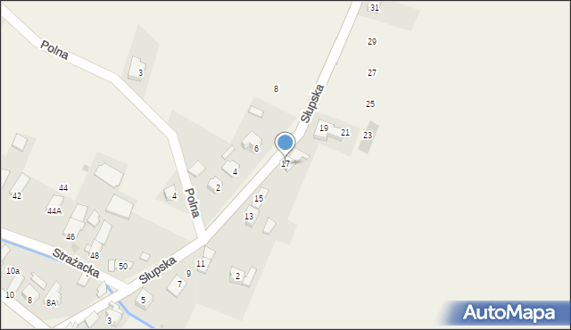 Poniszowice, Słupska, 17, mapa Poniszowice