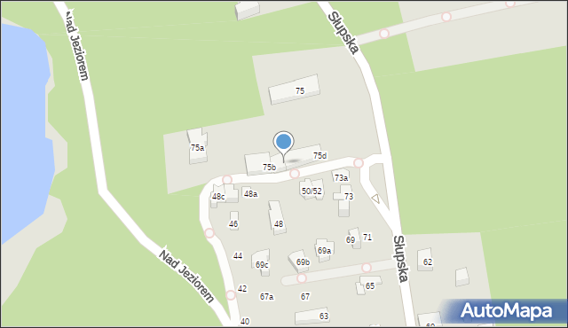 Poznań, Słupska, 75c, mapa Poznania