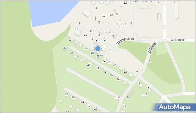 Prądocin, Słoneczna, 2f, mapa Prądocin